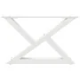 Patas para mesa de centro 2unidades acero blanco 50x(30-31,3)cm von , Tischbeine - Ref: Foro24-4012685, Preis: 68,59 €, Rabat...