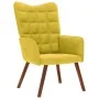 Sillón de relax terciopelo amarillo by , Armchairs - Ref: Foro24-4016817, Price: 103,72 €, Discount: %