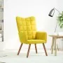 Sillón de relax terciopelo amarillo by , Armchairs - Ref: Foro24-4016817, Price: 103,72 €, Discount: %