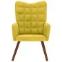 Sillón de relax terciopelo amarillo by , Armchairs - Ref: Foro24-4016817, Price: 103,72 €, Discount: %