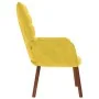 Sillón de relax terciopelo amarillo by , Armchairs - Ref: Foro24-4016817, Price: 103,72 €, Discount: %