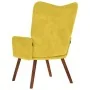 Sillón de relax terciopelo amarillo by , Armchairs - Ref: Foro24-4016817, Price: 103,72 €, Discount: %