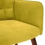 Sillón de relax terciopelo amarillo by , Armchairs - Ref: Foro24-4016817, Price: 103,72 €, Discount: %