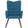 Sillón de relax de terciopelo azul by , Armchairs - Ref: Foro24-4016820, Price: 101,71 €, Discount: %