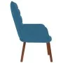 Sillón de relax de terciopelo azul by , Armchairs - Ref: Foro24-4016820, Price: 101,71 €, Discount: %