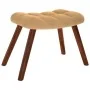 Sillón de relax con reposapiés terciopelo marrón de , Sillones - Ref: Foro24-4016829, Precio: 121,44 €, Descuento: %