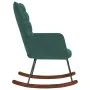 Silla mecedora de terciopelo verde oscuro von , Schaukelstühle - Ref: Foro24-4016834, Preis: 106,99 €, Rabatt: %