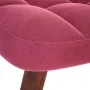 Mecedora con taburete de terciopelo rojo vino by , Rocking chairs - Ref: Foro24-4016848, Price: 140,76 €, Discount: %