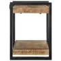 Estante de pared madera maciza de mango 90x33x45 cm by , CD and DVD storage - Ref: Foro24-4017485, Price: 109,32 €, Discount: %