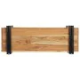 Estante de pared madera maciza de acacia 90x33x45 cm de , Almacenamiento para CD y DVD - Ref: Foro24-4017487, Precio: 86,74 €...