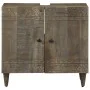 Armario de lavabo para baño madera maciza de mango 62x33x58 cm by , Bathroom furniture - Ref: Foro24-4017811, Price: 112,19 €...