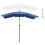 Gartenschirm mit azurblauem Mast 200x130 cm von vidaXL, Sonnenschirme - Ref: Foro24-315558, Preis: 40,18 €, Rabatt: %