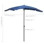 Gartenschirm mit azurblauem Mast 200x130 cm von vidaXL, Sonnenschirme - Ref: Foro24-315558, Preis: 40,18 €, Rabatt: %
