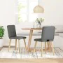Sillas de comedor 2 unidades tela gris oscuro by , dining chairs - Ref: Foro24-4101069, Price: 100,58 €, Discount: %