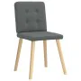 Sillas de comedor 2 unidades tela gris oscuro by , dining chairs - Ref: Foro24-4101069, Price: 100,58 €, Discount: %