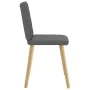 Sillas de comedor 2 unidades tela gris oscuro by , dining chairs - Ref: Foro24-4101069, Price: 100,58 €, Discount: %