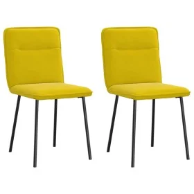 Sillas de comedor 2 unidades terciopelo amarillo von , Essstühle - Ref: Foro24-4101216, Preis: 85,97 €, Rabatt: %