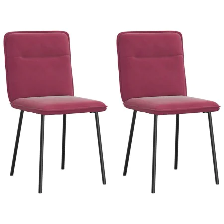 Sillas de comedor 2 unidades terciopelo rojo tinto von , Essstühle - Ref: Foro24-4101214, Preis: 85,96 €, Rabatt: %