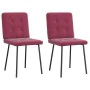 Sillas de comedor 2 unidades terciopelo rojo tinto von , Essstühle - Ref: Foro24-4101062, Preis: 82,21 €, Rabatt: %