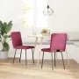 Sillas de comedor 2 unidades terciopelo rojo tinto von , Essstühle - Ref: Foro24-4101062, Preis: 82,21 €, Rabatt: %