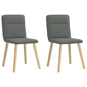Sillas de comedor 2 unidades tela gris oscuro von , Essstühle - Ref: Foro24-4101221, Preis: 104,91 €, Rabatt: %
