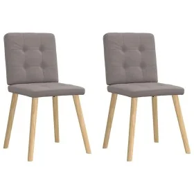 Sillas de comedor 2 unidades tela gris taupé von , Essstühle - Ref: Foro24-4101074, Preis: 100,58 €, Rabatt: %