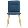 Sillas de comedor 2 unidades tela azul by , dining chairs - Ref: Foro24-4101228, Price: 104,31 €, Discount: %
