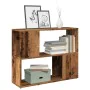 Estantería/divisor de espacios madera envejecida 80x24x63 cm von , TV-Möbel - Ref: Foro24-856734, Preis: 45,45 €, Rabatt: %
