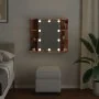 Mueble con espejo y LED madera vieja 70x16,5x60 cm by , bathroom vanities - Ref: Foro24-857003, Price: 98,45 €, Discount: %