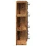 Mueble con espejo y LED madera vieja 70x16,5x60 cm by , bathroom vanities - Ref: Foro24-857003, Price: 98,45 €, Discount: %