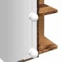 Mueble con espejo y LED madera vieja 70x16,5x60 cm by , bathroom vanities - Ref: Foro24-857003, Price: 98,45 €, Discount: %