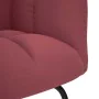Sillón mecedora con taburete tela rojo tinto von , Schaukelstühle - Ref: Foro24-4016803, Preis: 143,01 €, Rabatt: %