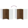 Armario de cocina de esquina de pared Kalmar roble marrón by , Kitchen cabinets - Ref: Foro24-853624, Price: 85,39 €, Discoun...