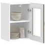 Armario pared cocina puerta de cristal Kalmar roble marrón de , Armarios de cocina - Ref: Foro24-853534, Precio: 57,86 €, Des...