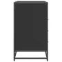 Cajonera de madera contrachapada negro 70x41x70 cm de , Cajoneras - Ref: Foro24-849084, Precio: 115,68 €, Descuento: %