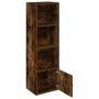 Estantería madera de ingeniería roble ahumado 31x24x102 cm de , Librerías y estanterías - Ref: Foro24-860341, Precio: 51,34 €...