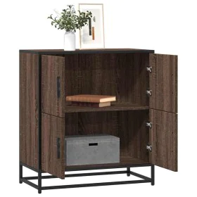 Aparador madera ingeniería roble marrón 68x35x76 cm by , Sideboards - Ref: Foro24-848993, Price: 87,70 €, Discount: %