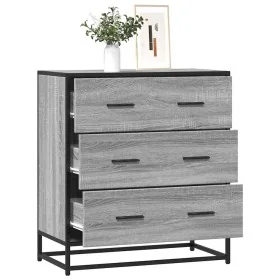 Aparador madera ingeniería y metal gris Sonoma 68x35x76 cm von , Sideboards - Ref: Foro24-848972, Preis: 111,24 €, Rabatt: %