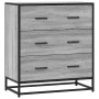 Aparador madera ingeniería y metal gris Sonoma 68x35x76 cm by , Sideboards - Ref: Foro24-848972, Price: 101,82 €, Discount: %