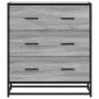 Aparador madera ingeniería y metal gris Sonoma 68x35x76 cm by , Sideboards - Ref: Foro24-848972, Price: 101,82 €, Discount: %