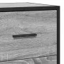 Aparador madera ingeniería y metal gris Sonoma 68x35x76 cm by , Sideboards - Ref: Foro24-848972, Price: 101,82 €, Discount: %
