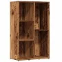 Estantería madera de ingeniería envejecida 50x25x80 cm de , Librerías y estanterías - Ref: Foro24-855780, Precio: 45,60 €, De...