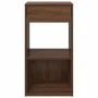 Mesilla de noche con cajón roble marrón 35x34x66,5 cm by , Nightstands - Ref: Foro24-858725, Price: 52,71 €, Discount: %