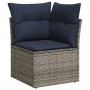 Set de sofás de jardín y cojines 10 pzas ratán sintético gris by , Garden sets - Ref: Foro24-3326973, Price: 778,50 €, Discou...