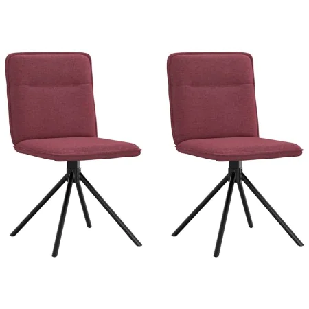 Sillas de comedor 2 unidades tela rojo tinto von , Essstühle - Ref: Foro24-4101235, Preis: 104,25 €, Rabatt: %