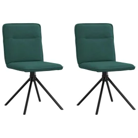 Sillas de comedor 2 unidades tela verde oscuro von , Essstühle - Ref: Foro24-4101237, Preis: 104,25 €, Rabatt: %