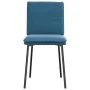 Sillas de comedor 2 unidades terciopelo azul by , dining chairs - Ref: Foro24-4101254, Price: 92,13 €, Discount: %
