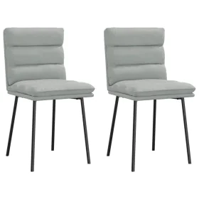 Sillas de comedor 2 unidades terciopelo gris claro von , Essstühle - Ref: Foro24-4101282, Preis: 96,26 €, Rabatt: %
