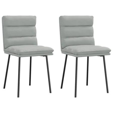 Sillas de comedor 2 unidades terciopelo gris claro von , Essstühle - Ref: Foro24-4101282, Preis: 96,26 €, Rabatt: %