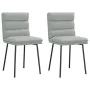 Sillas de comedor 2 unidades terciopelo gris claro von , Essstühle - Ref: Foro24-4101282, Preis: 96,26 €, Rabatt: %